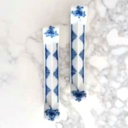 未使用品♥ロイヤルコペンハーゲン✿ブルーフルーテッドプレイン ナイフレスト 箸置