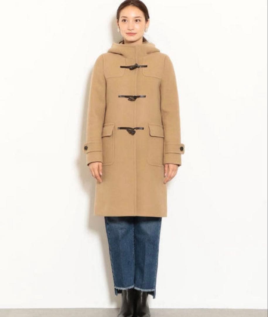 希少44サイズGreen Label RelaxingダッフルコートキャメルXL