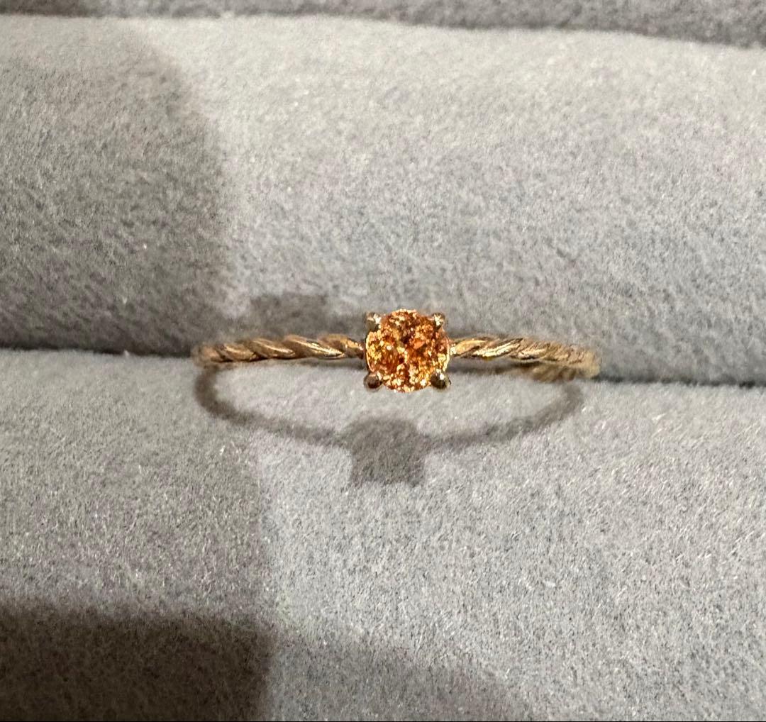 スペサルティンガーネットリング　K10YG