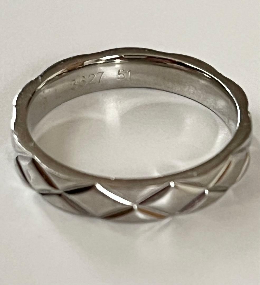 CHANEL シャネル　マトラッセ　リング　ミディアム　【美品】