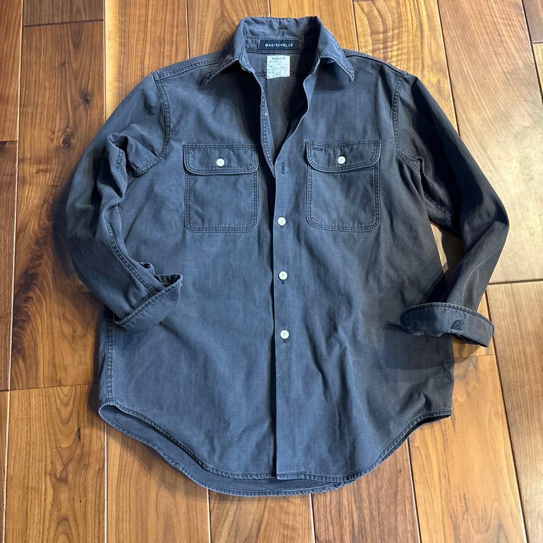 MADISONBLUE ダークグレー 長袖シャツ