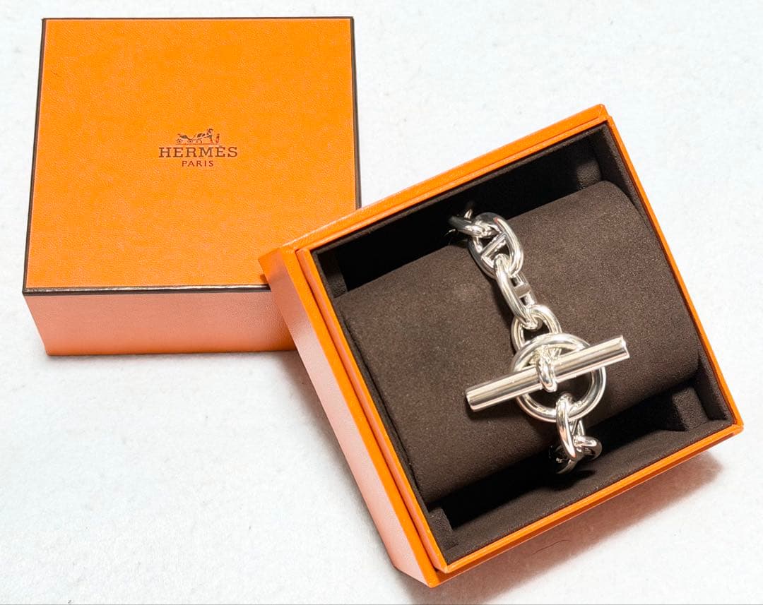 HERMES シェーヌダンクル TGM 12コマ ブレスレット 新品 ラスト1点