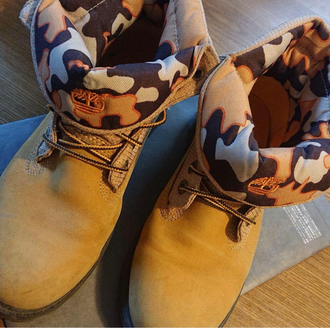 ティンバーランド ティンバ hiphop ダンス ストリート カモフラ 迷彩柄