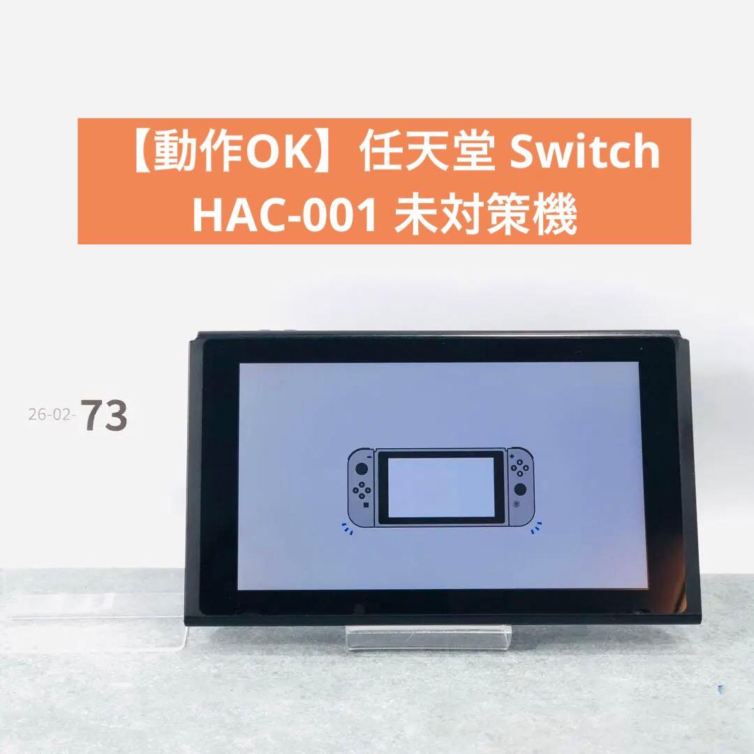 【動作OK】任天堂 Switch HAC-001 未対策機　本体のみ 02-73