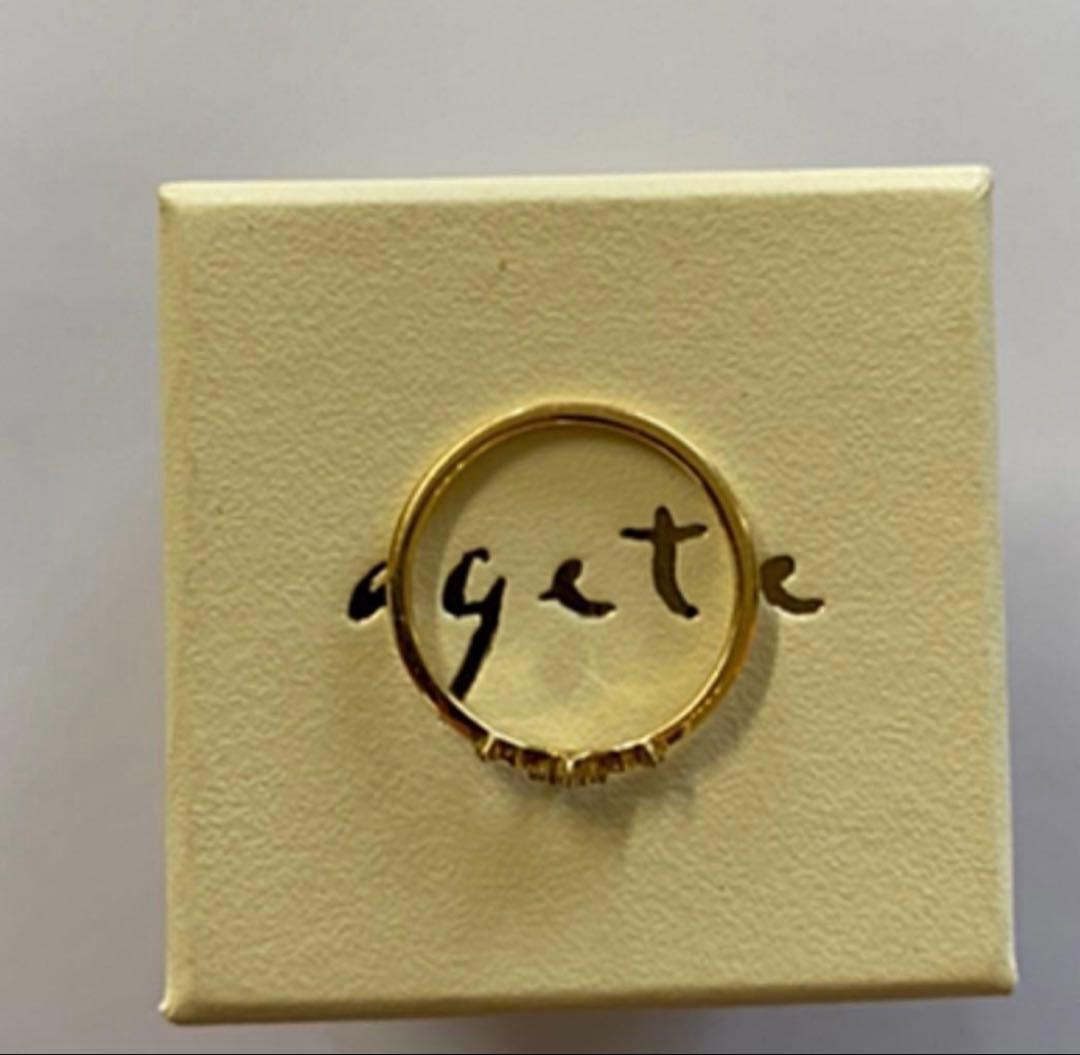 アガット ダイヤモンド リング 11号 - メルカリ