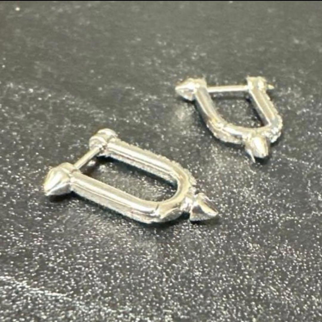 ☆スパイクU字ピアス シルバー 銀/登坂広臣/OMI - メルカリ