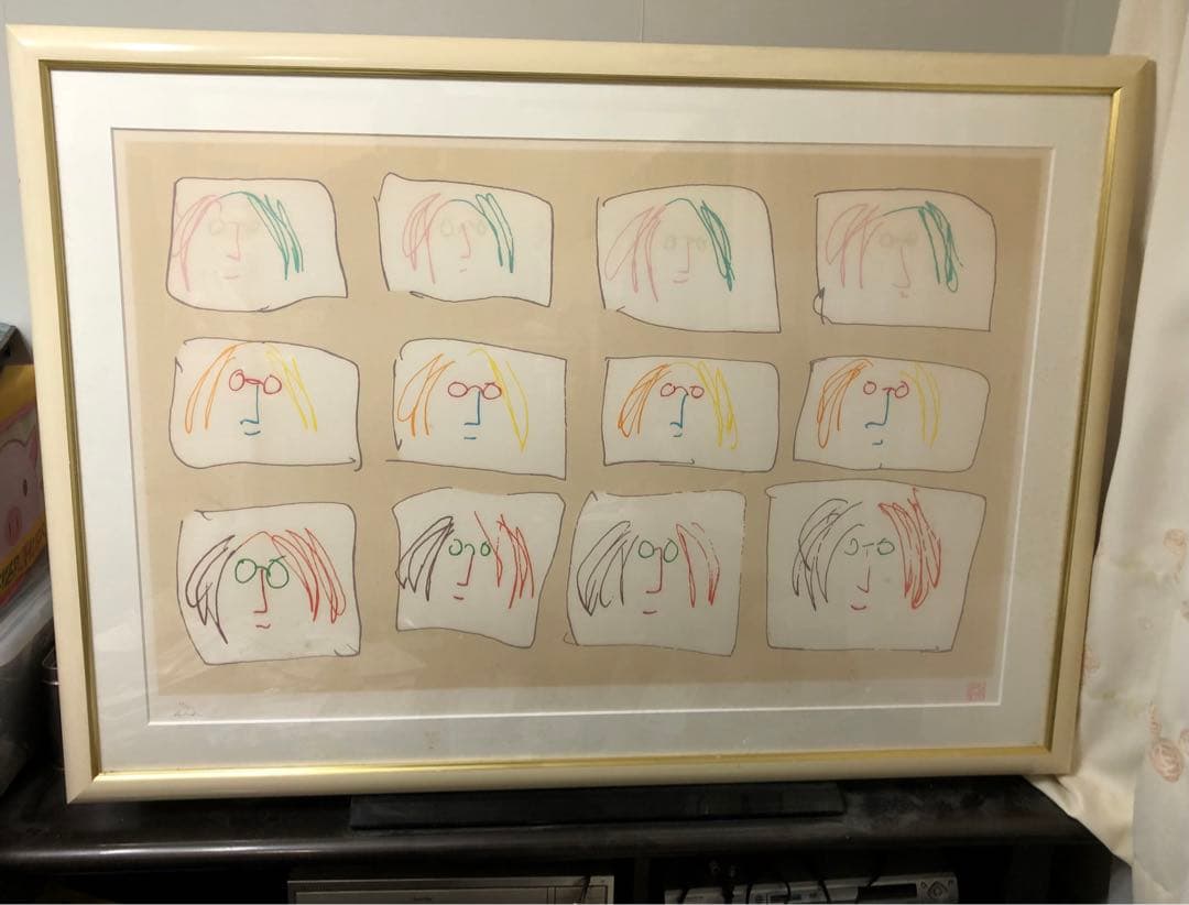 John Lennon ジョン・レノン シルクスクリーン COAあり