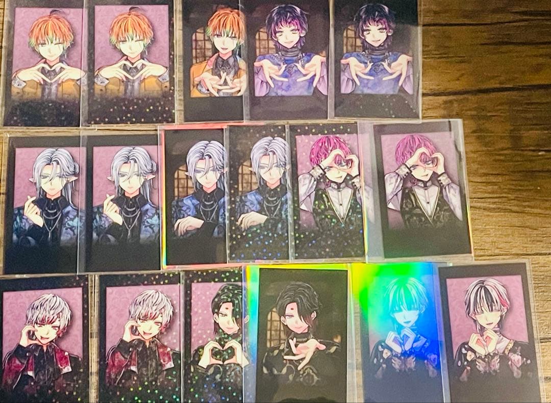 あくねこ バレンタインチェキ風カード バラ売り可