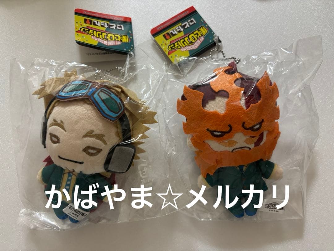 ヒロアカ にとたん ボールチェーン付ぬいぐるみ ホークス　エンデヴァー　フェス