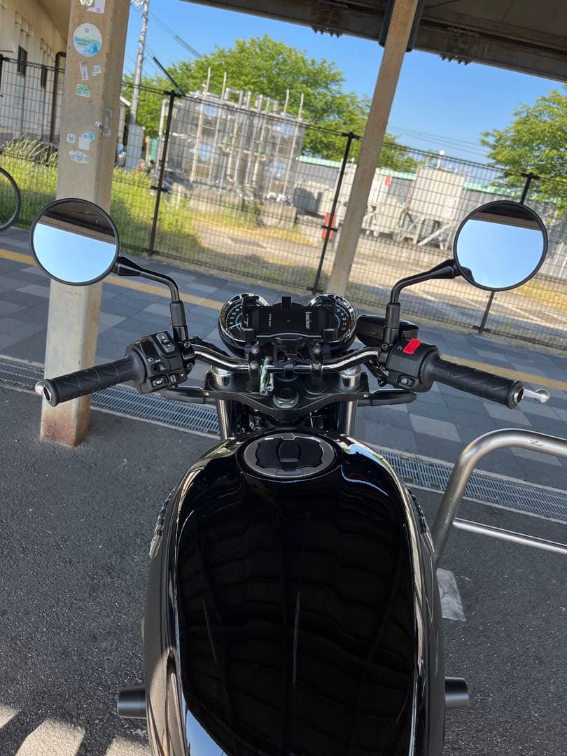 カワサキ現行エリミネーター400純正ミラー z900rs z650rs w800 - メルカリ