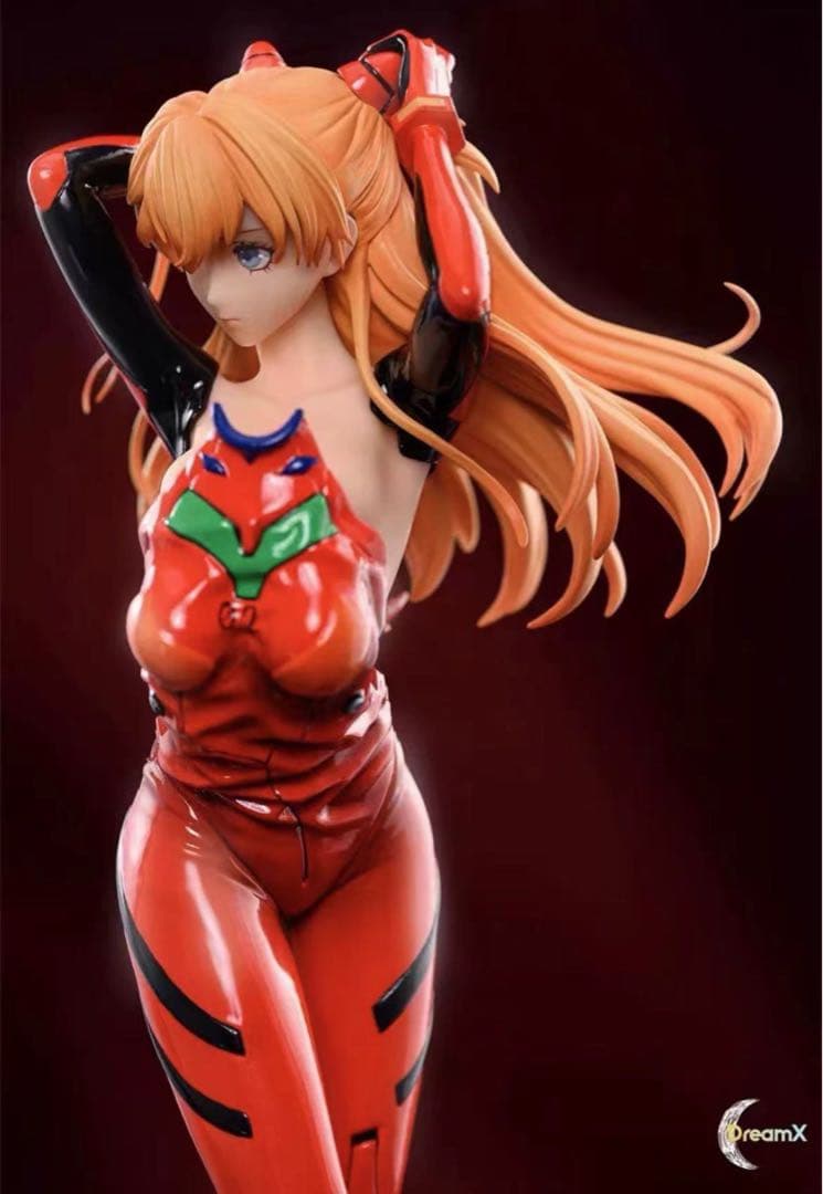 新世紀エヴァンゲリオン アスカ ガレージキット ガレキ スタチュー ①② エヴァストアにてVispoのレジンキャスト組立キット「1/6アスカ Racing