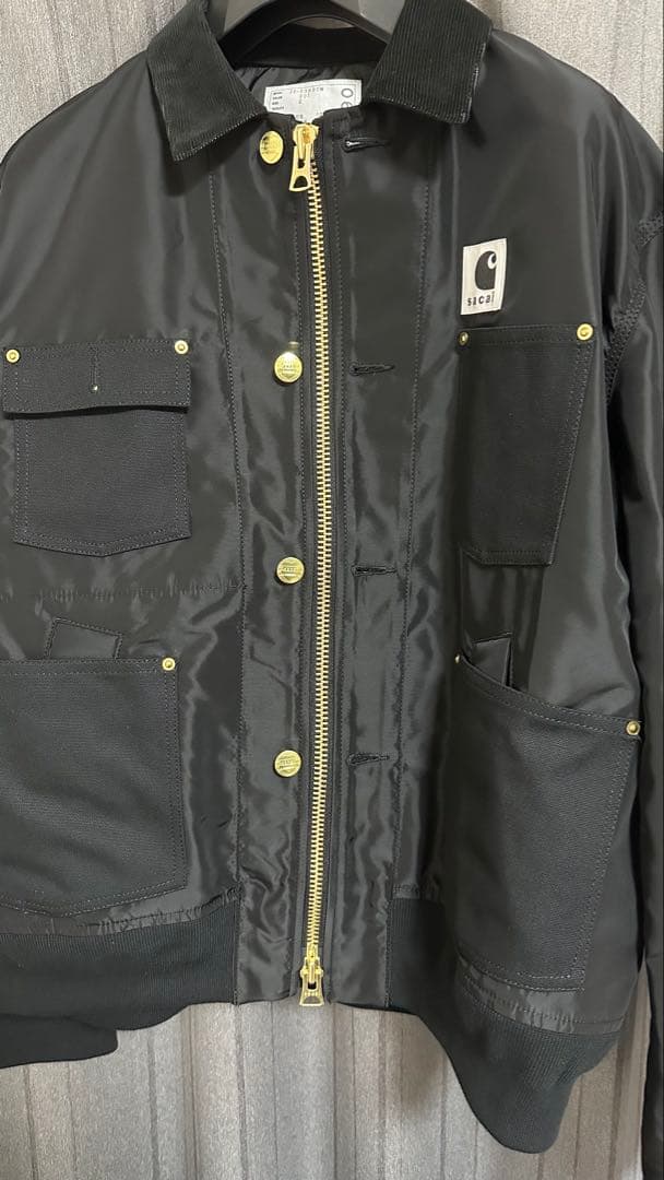 sacai x Carhartt WIP Nylon Twill 黒 サイズ 2 - メルカリ