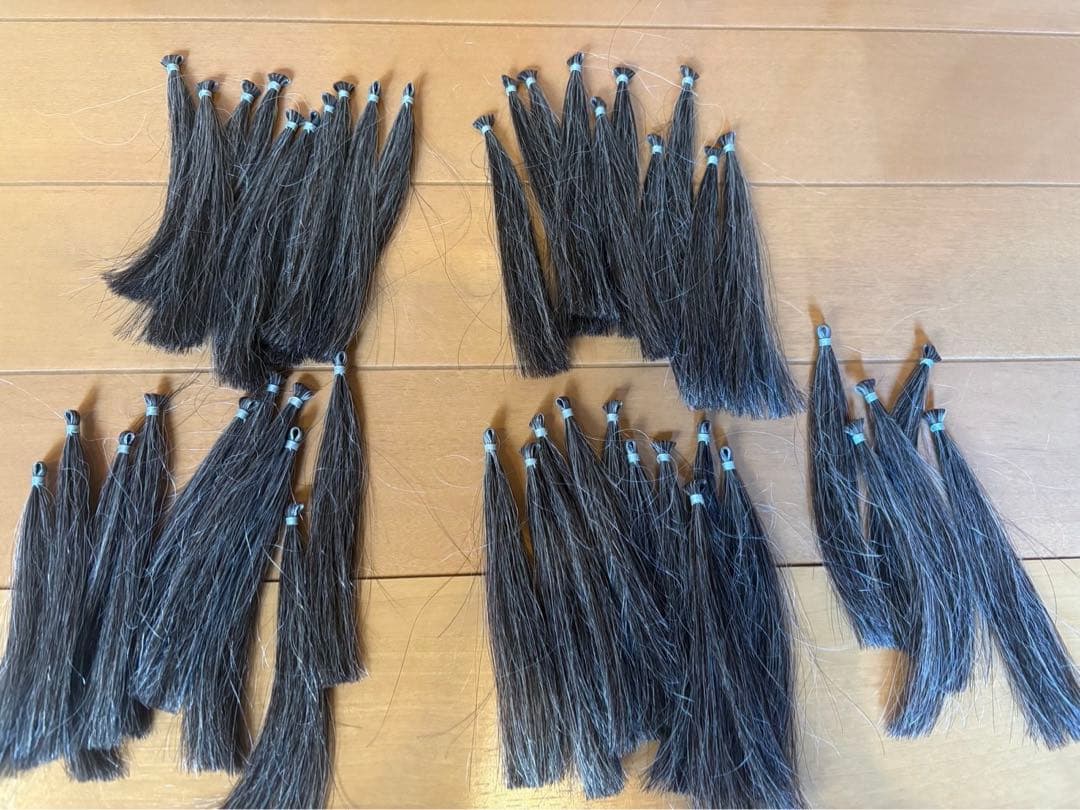 毛束　白髪約30% 45本