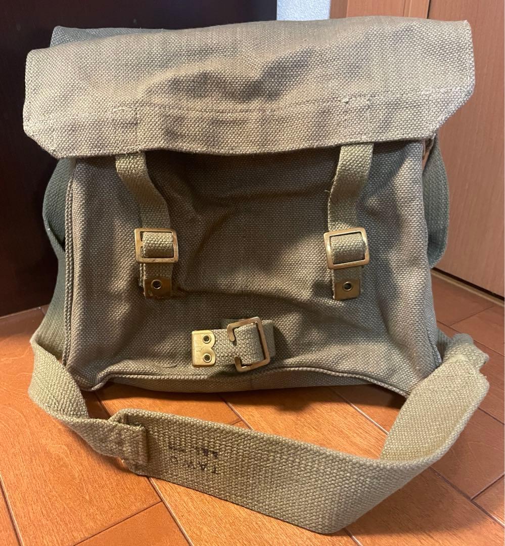 レア　実物　ベルギー陸軍　ビンテージ　メッセンジャーバックパック　サバゲー