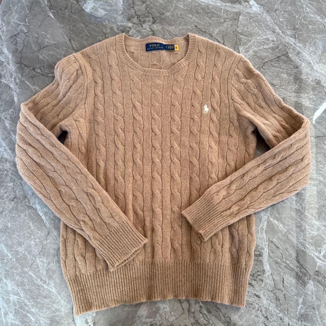 Polo Ralph Lauren ケーブルニットセーター ウールカシミア混