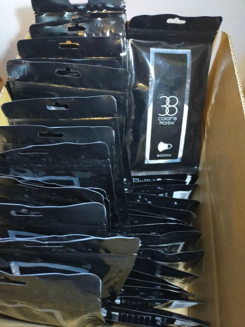 コットンマスク グレー系3柄 洗濯 64個セット m9469x2-64-HC20