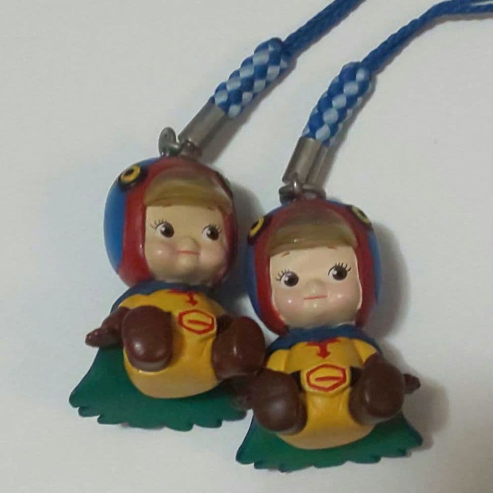 ローズオニールキューピー 根付 ストラップ ガッチャマン コラボ 2個