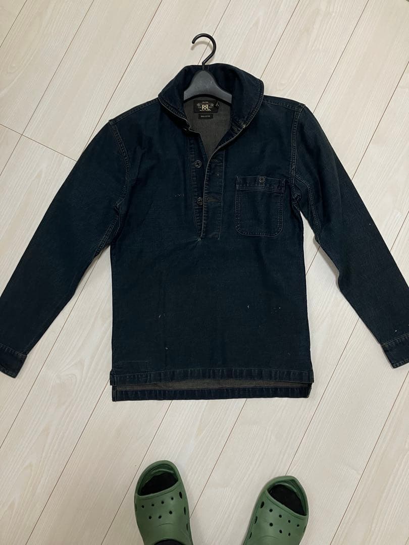 RRL デニムハーフボタンシャツプルオーバーラルフローレン