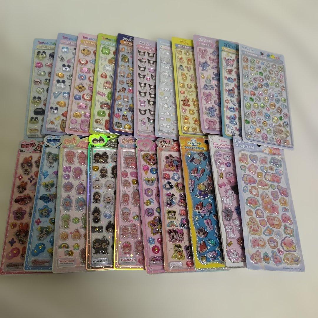 ボンボンドロップシール ボンドロ セット 21枚うるちゅる プチドロ
