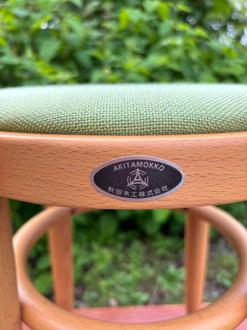 秋田木工 曲木スツール 玄関チェア ドレッサーチェアなどに‼️ - メルカリ