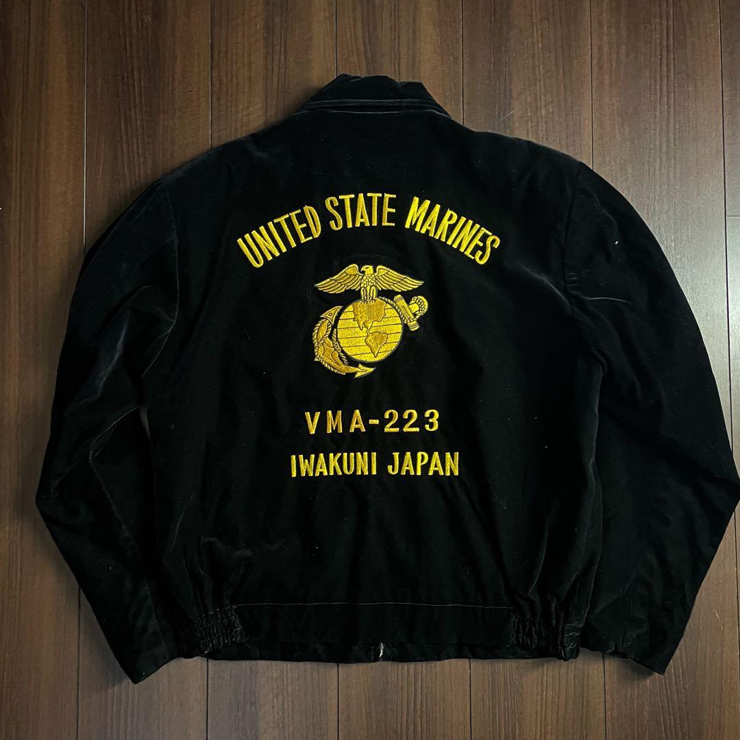 【値下げ】スーベニアジャケット　別珍　USMC IWAKUNI 岩国