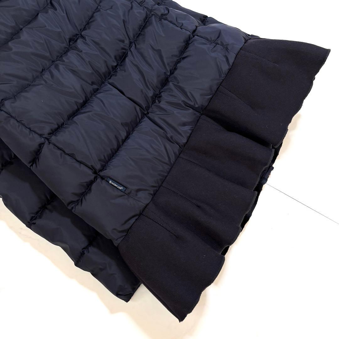 美品✨モンクレール ヴィバーナムダウンジャケット フリル 00 ネイビー