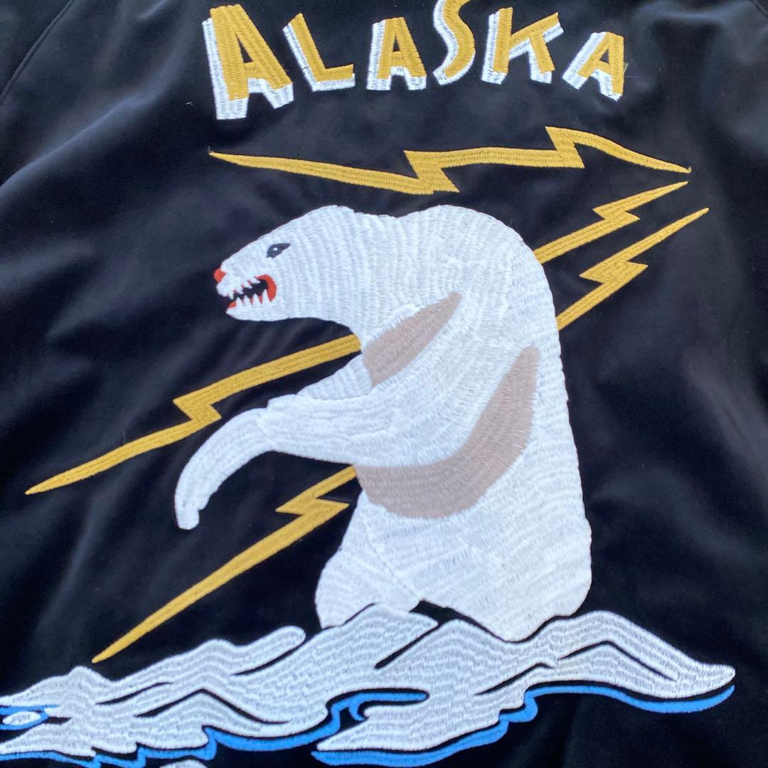 HOUSTON アラスカジャン X-LARGE 黒 別珍 売り切れサイズ希少 - メルカリ