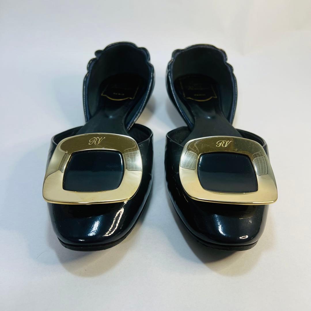 美品 RogerVivier ロジェヴィヴィエ フラットシューズ パンプス - メルカリ