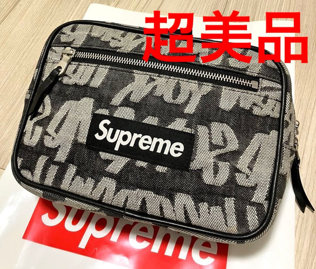 24H以内発送 完売品 Fat Tip Jacquard Denim Waist SUPREME/シュプリーム】より22SS Fat Tip Jacquard Denim Waist Bagが