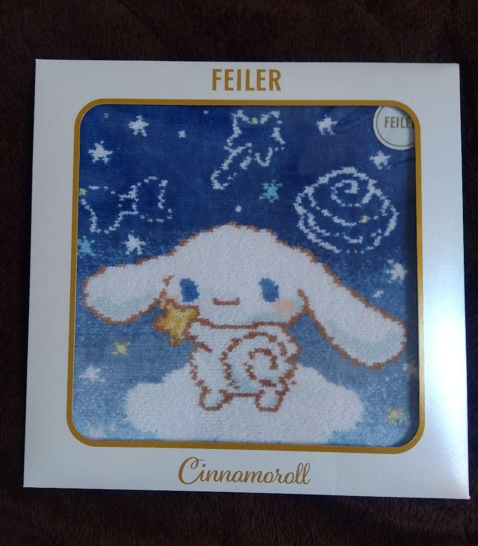 新品 フェイラー サンリオ シナモロール コラボ ハンカチ シナモン