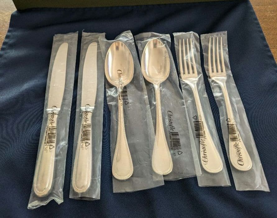 クリストフル　パール（未開封含む）テーブルサイズ 6点セット