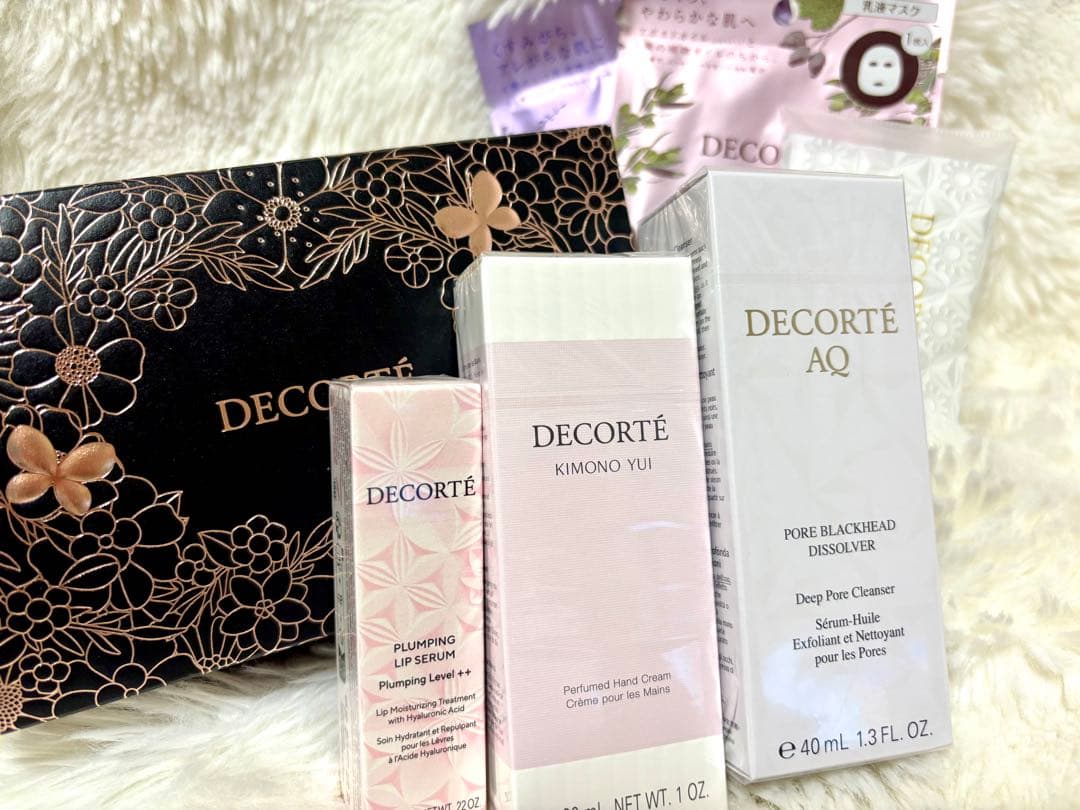 コスメデコルテ　クレンジング美容液　リップ　パック　ハンドクリーム