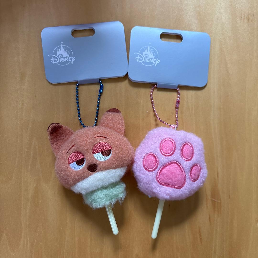 ディズニー ズートピア ニック 肉球 キャンディ キーホルダー
