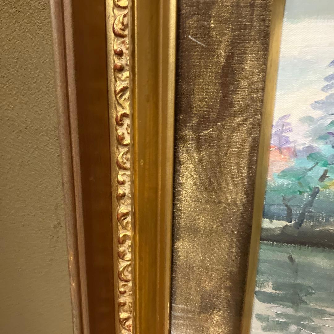 日展作家 川村嘉久作 油絵 『兼六園』 - メルカリ