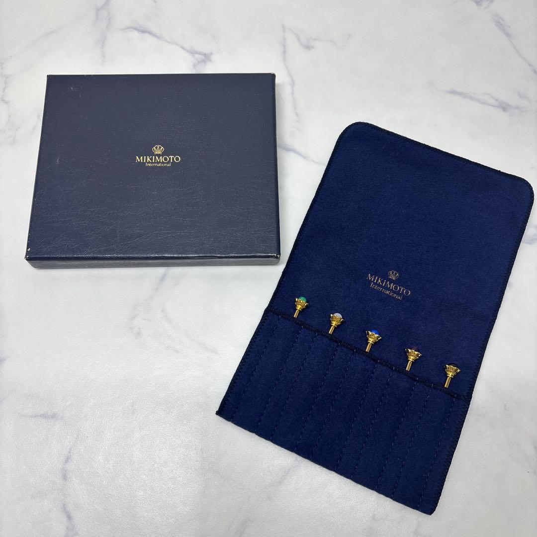 0401 ミキモト　半貴石　フルーツピック　希少　未使用　※値下げ不可.