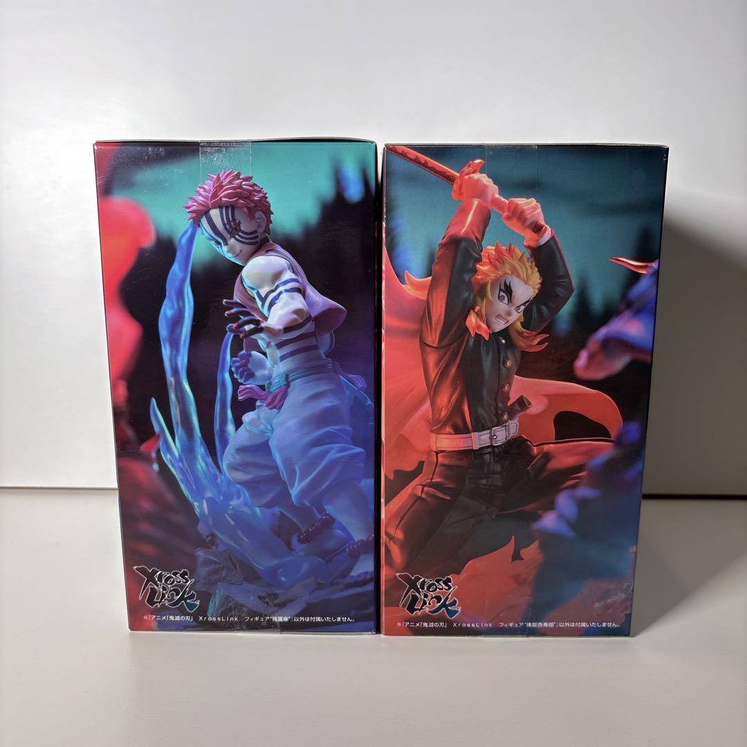未開封 鬼滅の刃 XrossLinkフィギュア 煉獄杏寿郎 猗窩座 2体セット