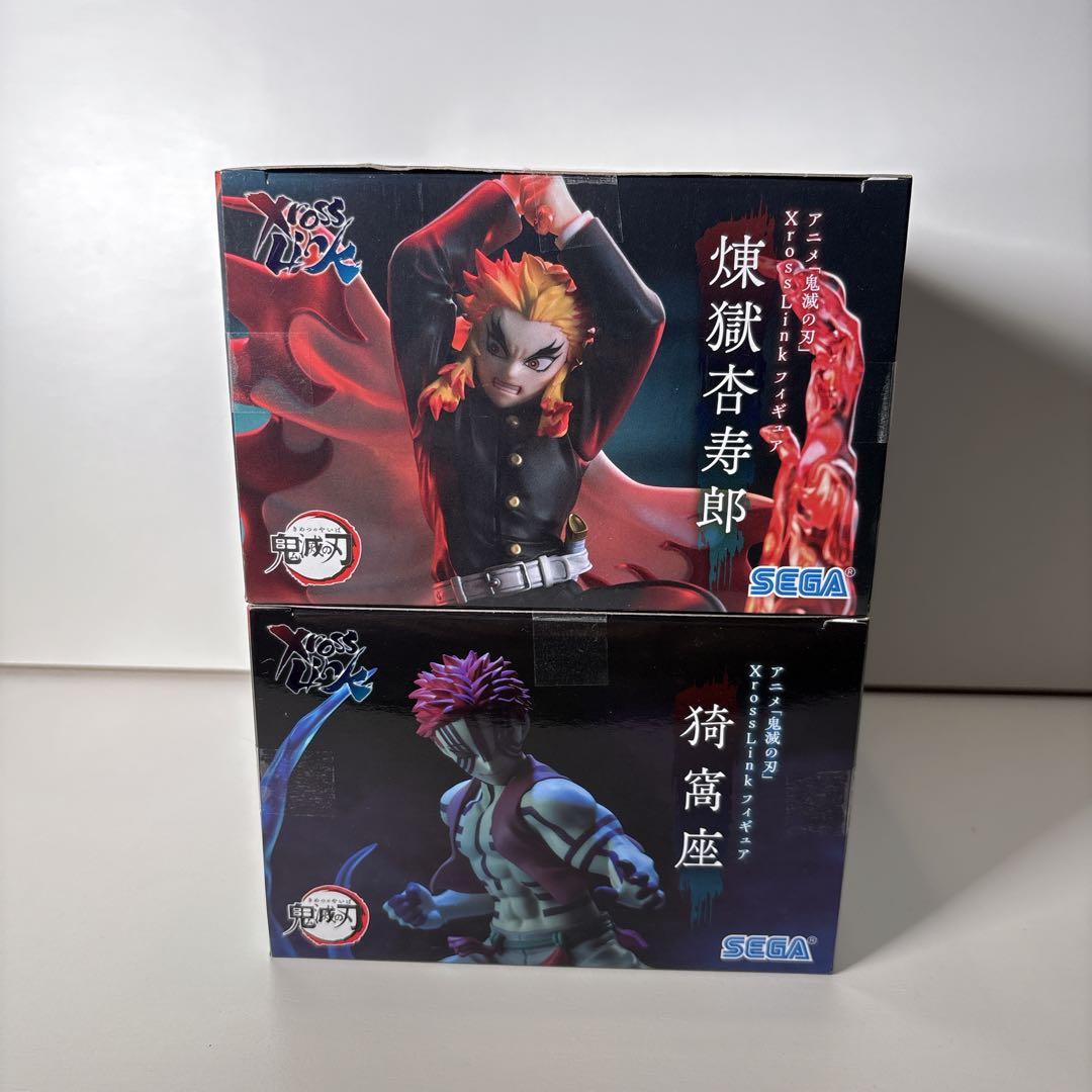 未開封 鬼滅の刃 XrossLinkフィギュア 煉獄杏寿郎 猗窩座 2体セット