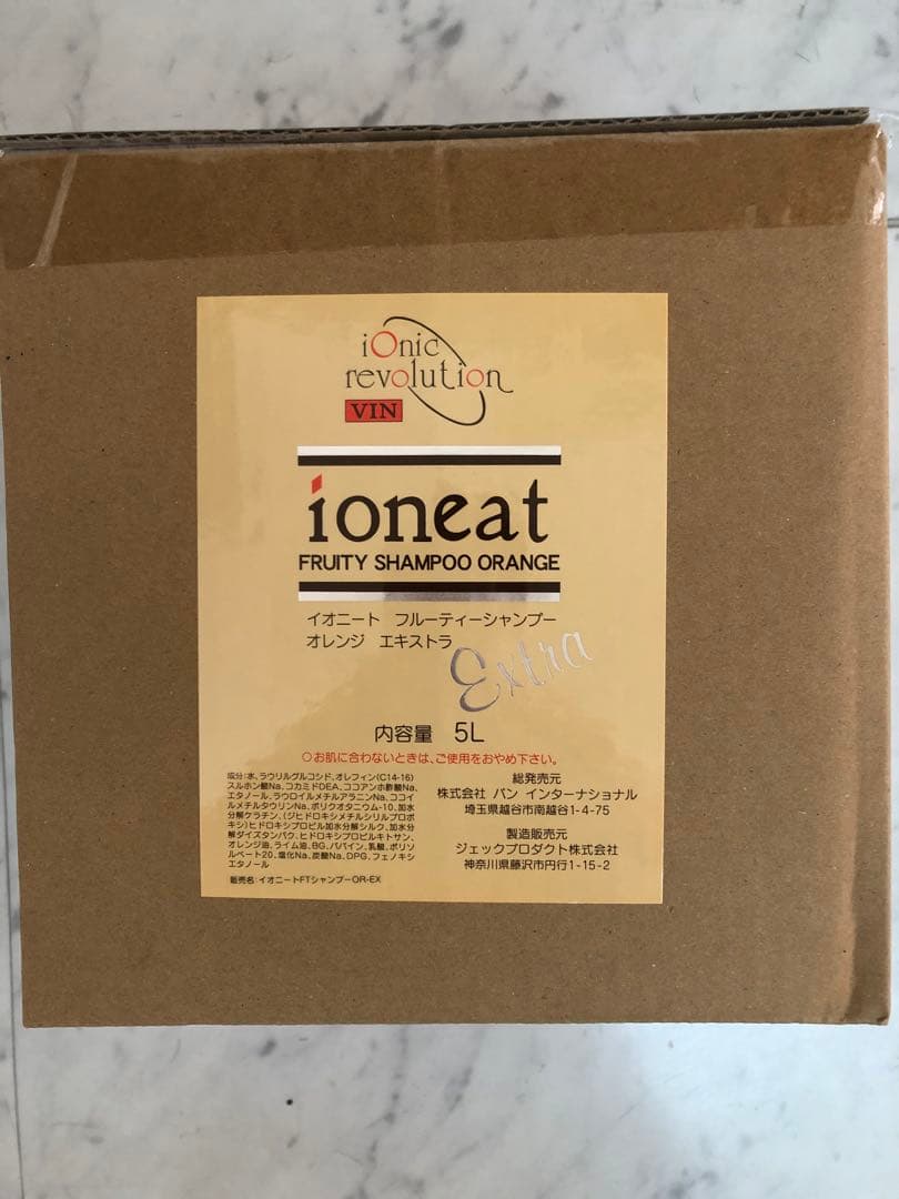 イオニート フルーティーシャンプー オレンジ エキストラ 5L イオニート オレンジ エキストラシャンプー