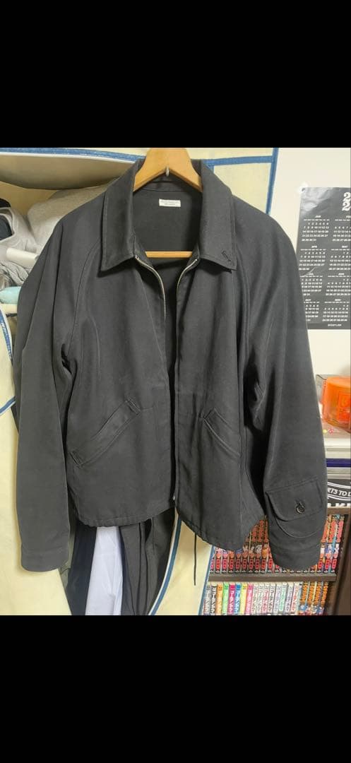 PHIGVEL ダッククロス スポーティングジャケット ブラック 山田蓮着