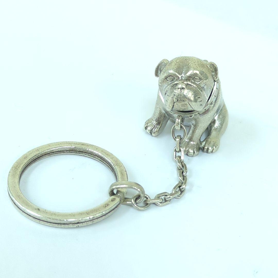 ダンヒル ブルドッグ キーホルダー キーリング シルバー925