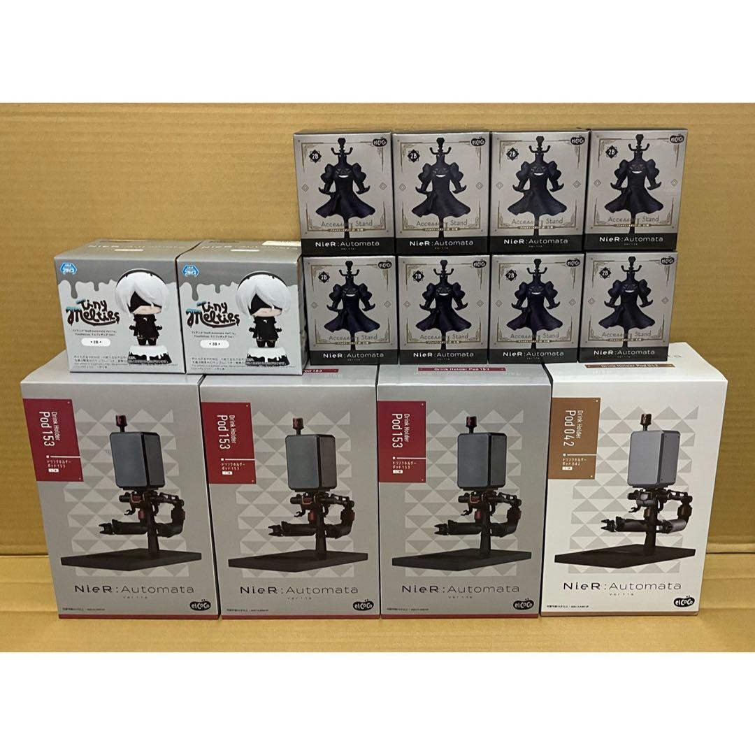 NieR:Automata　ドリンクホルダー　Tinny melties　2b ニーア オートマタ』ポッド042、153がドリンクホルダーに。2B衣装の