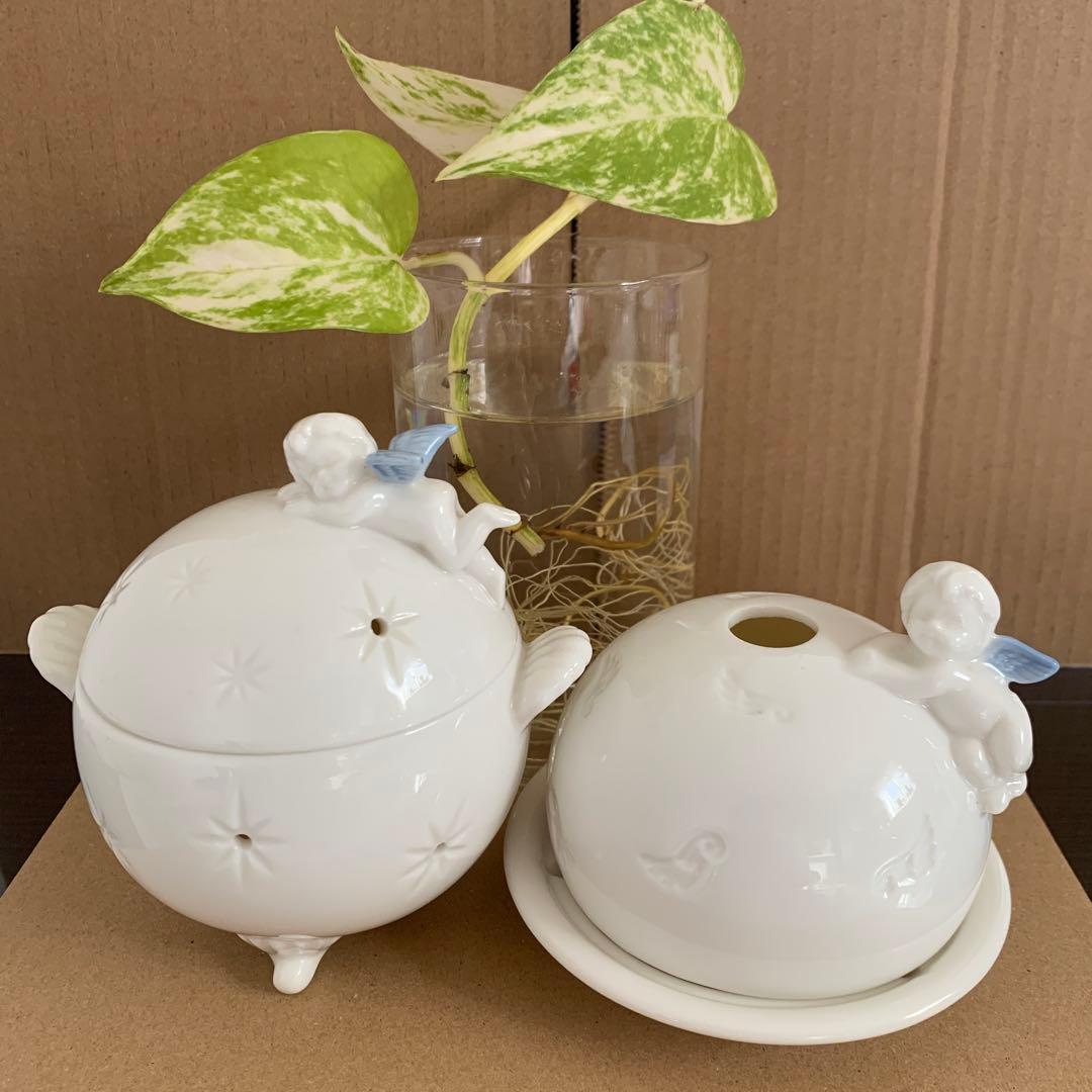 ★ 天使の陶器　ポプリ容器/キャンドル容器 　 　　　　美品 ★ 楽天市場】ポプリポットの通販