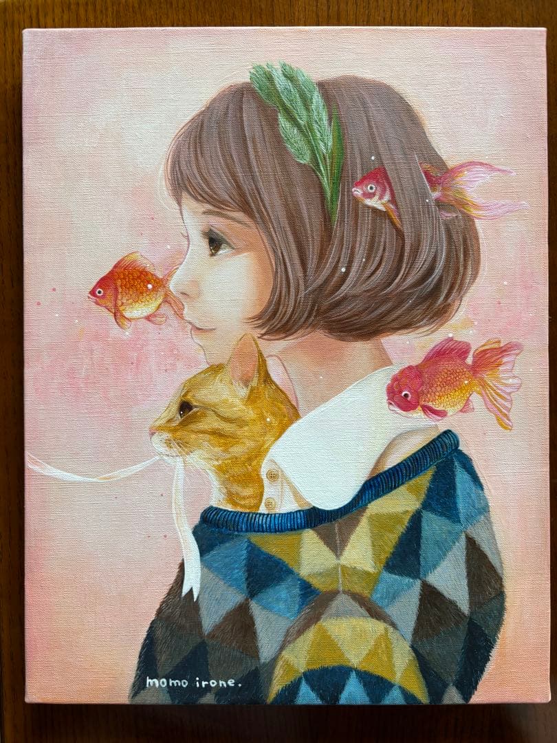 「ぬくぬく猫背」　momo.(irone)