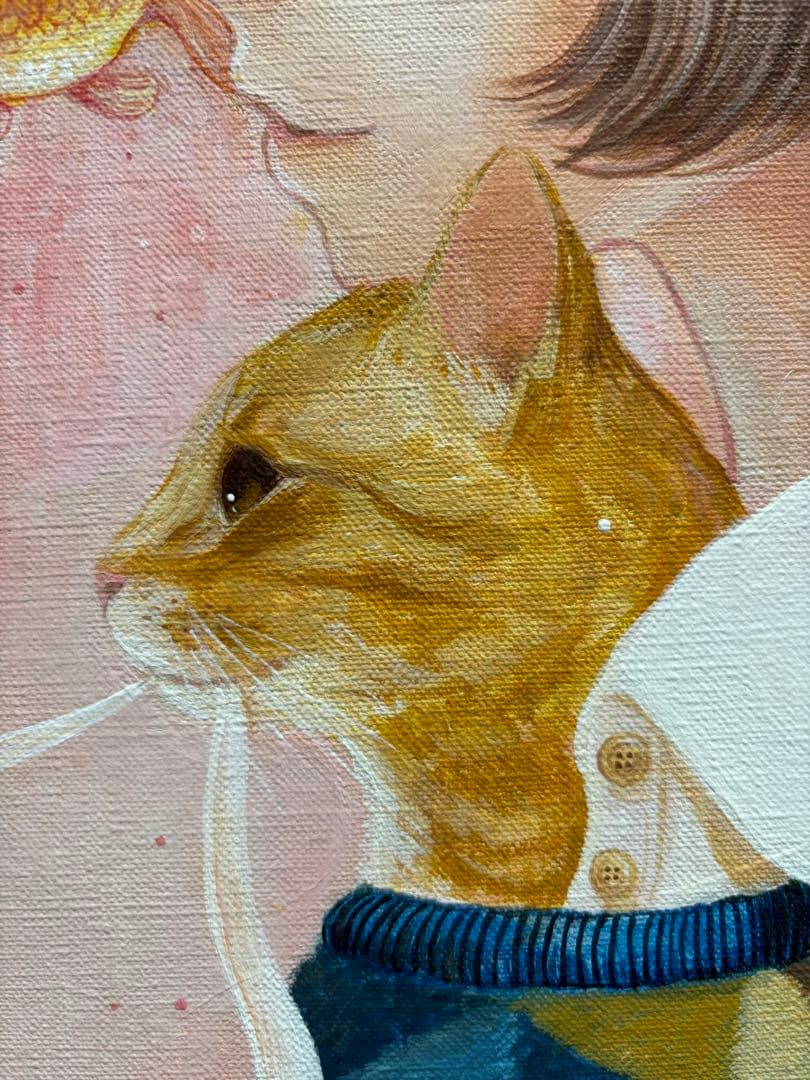 「ぬくぬく猫背」　momo.(irone)