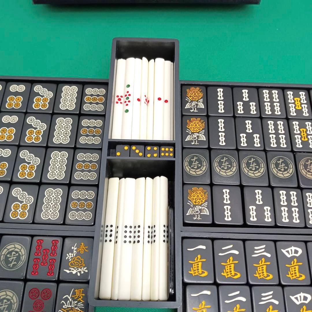 限定品】龍が如く 麻雀牌 オールブラック 希少 レア 黒牌 ゲーム 特典