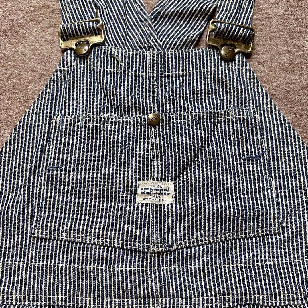 HERCULES オーバーオール ヒッコリー エプロン ダブルニー 50s - メルカリ