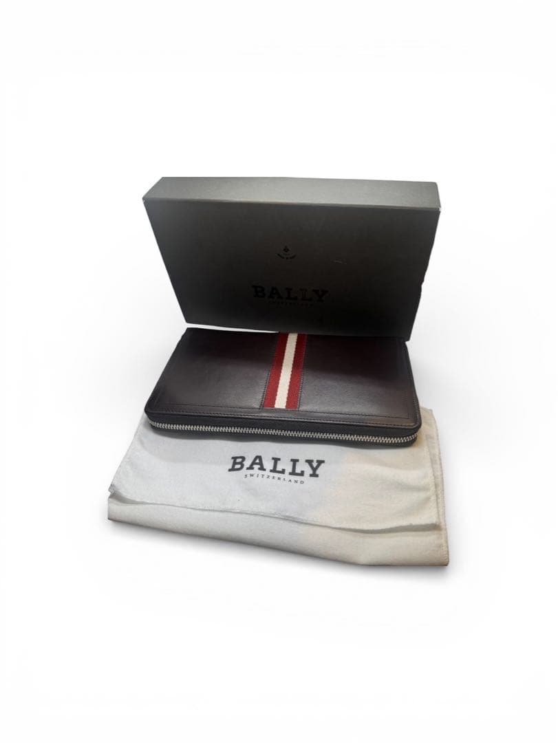 【新品未使用】BALLY バリー長財布　本革 タリロ　バリーストライプ