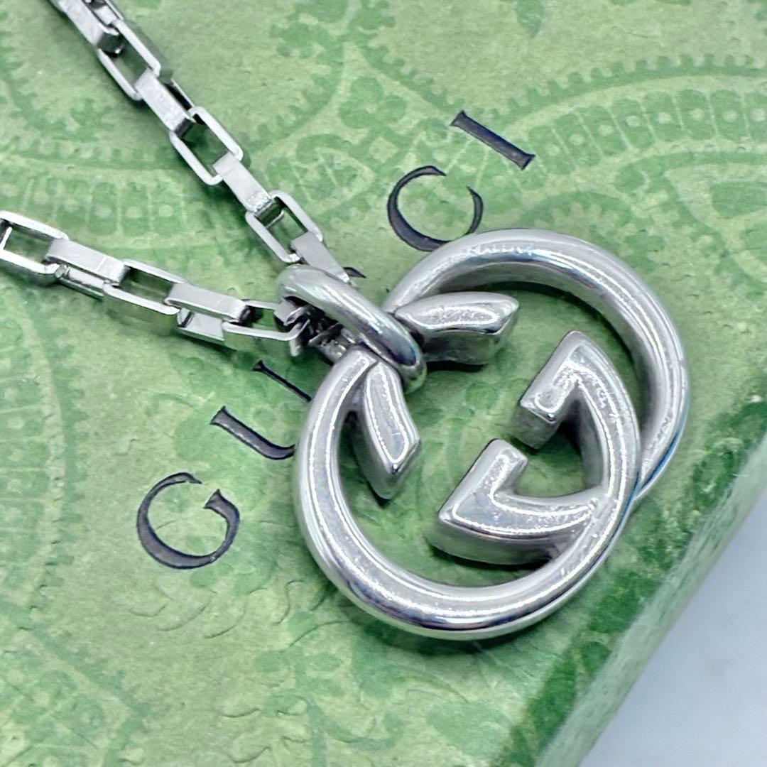 GUCCI グッチ インターロッキング ダブルG ネックレス 社外チェーン