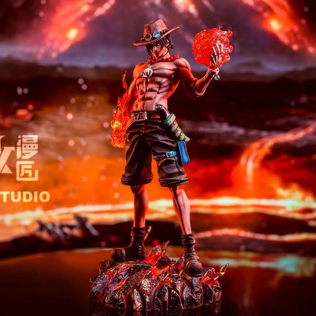 ワンピース 火拳のエース フィギュア ガレージキット popスケール