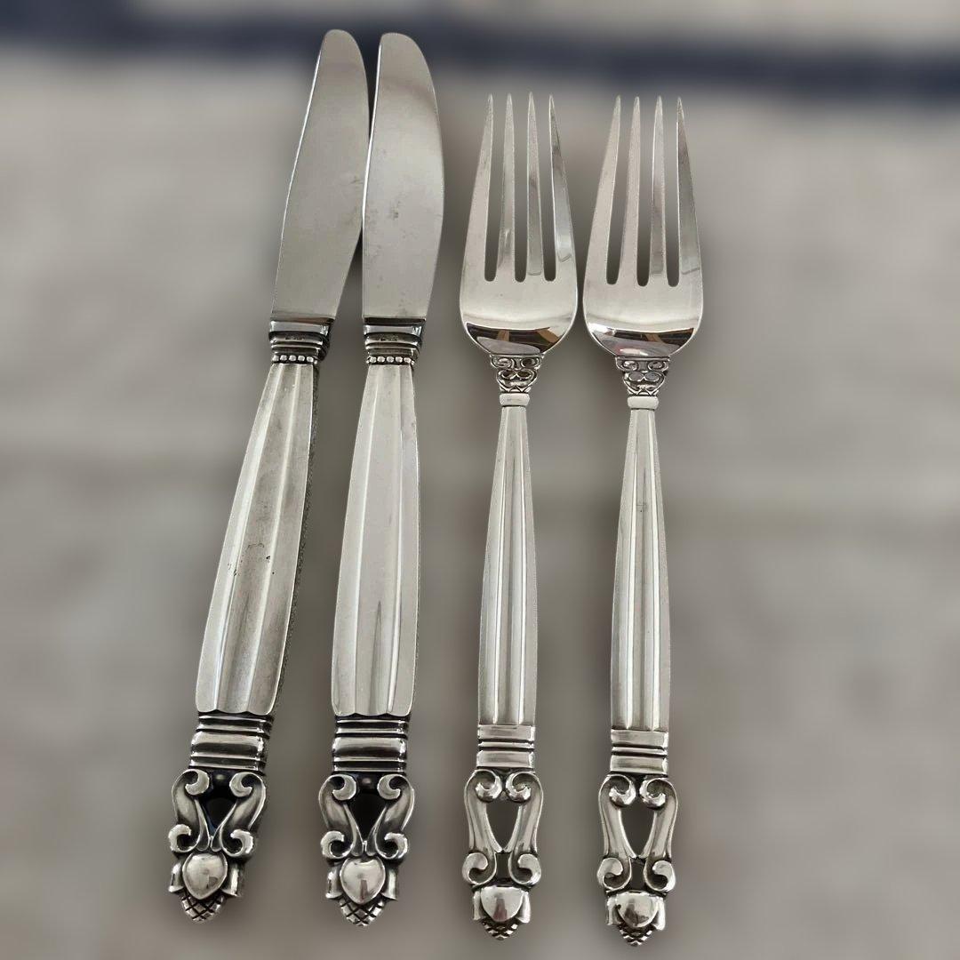 ジョージジェンセン　ナイフ　フォークセット